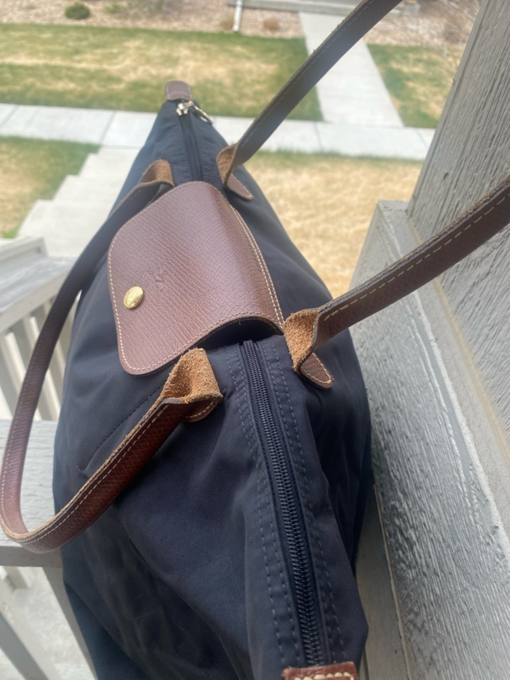 Longchamp Le Pliage Original Large Nylon Tote Bag - Picture 6 of 12